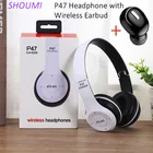 Беспроводные наушники, Bluetooth-гарнитура, наушники-вкладыши, складные стереонаушники, детские наушники с микрофоном X9, одиночные наушники для телефона, музыки, спорта