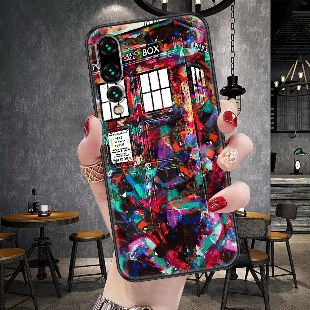 Чехол для телефона Doctor Who Huawei P Mate P10 P20 P30 P40 10 20 Smart Z Pro Lite черный 3D чехол мягкий prime