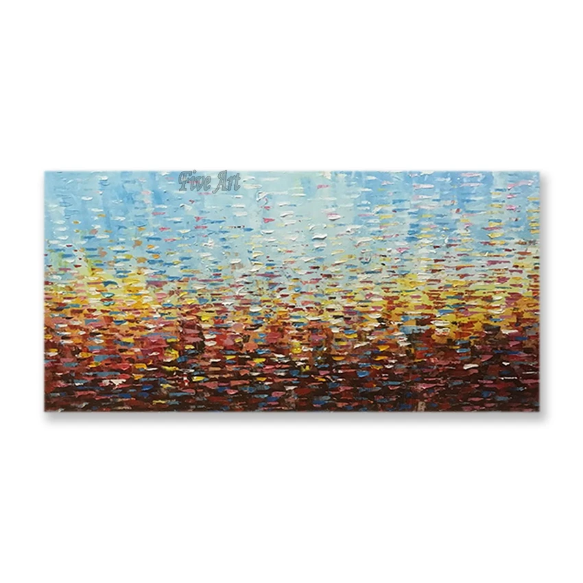 

Decorative Item Heavy Textured 100% Hand Painted 3D Thick Oil Painting No Frame Latest Abstract Wall Decor Panel Acrylic Art