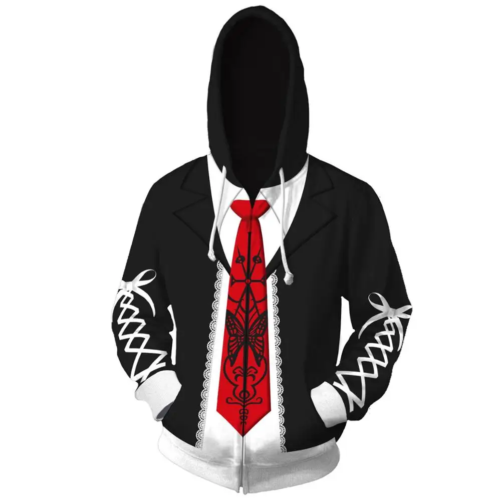 

yasuhiro taeko Anime Danganronpa Monokuma Warm Thicken Unisex Hoodie Sweatshirt Hooded Long Sleeve Daily Casual Coat Jacket