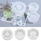 Многоразовые 3D силиконовые формы для эпоксидной смолы, форма для изготовления суккулентов, цветов, горшков, бетонной цементной глины, смолы, свечей, мыла