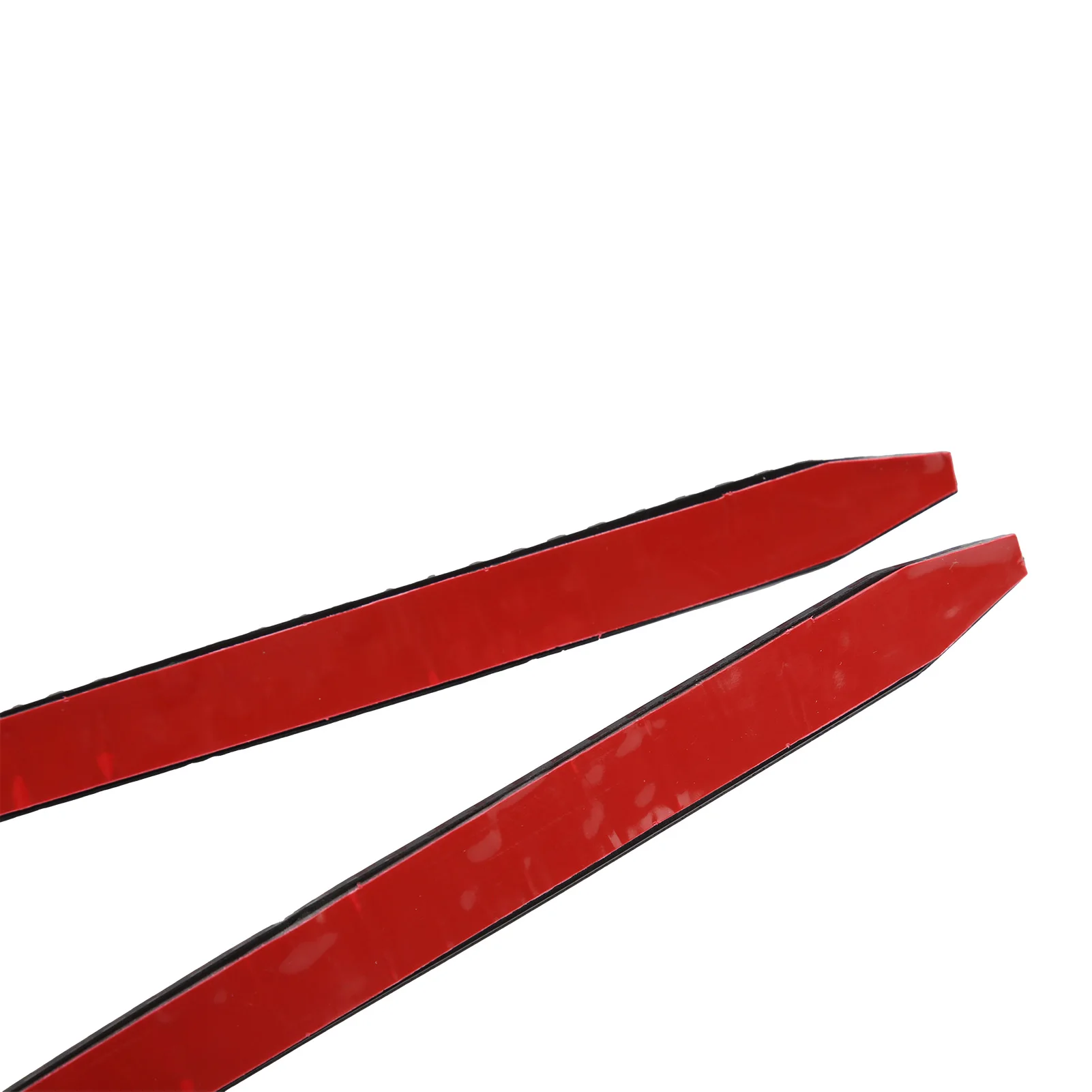 

2PCS Anti-Scratch Strip Front Bumper Anti-Scratch Strip Protector Corner Guard Rubber Carbon Fiber Color Universal for Car