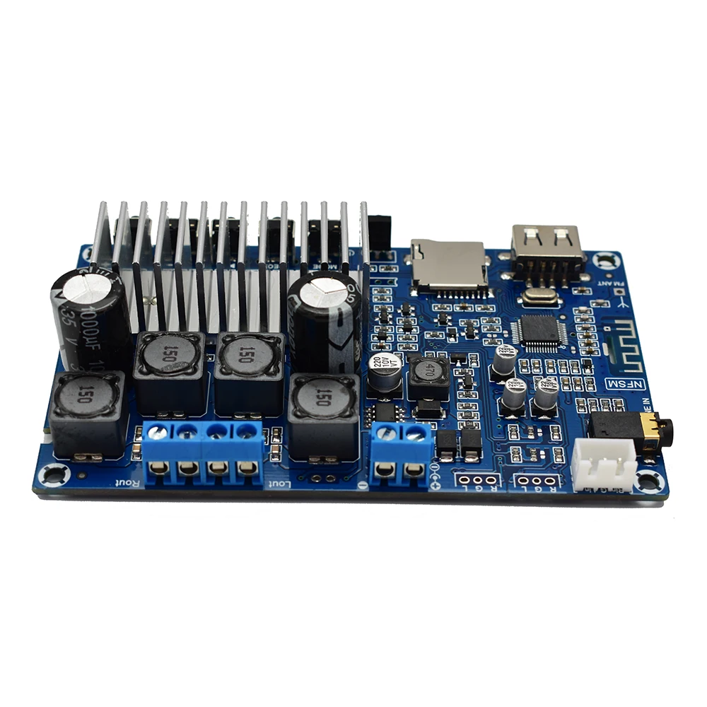 Lusya TPA3116D2 Bluetooth 5,0 Плата усилителя приема 50 Вт* 2 fm-радио USB декодирование WMA MP3 F5-001