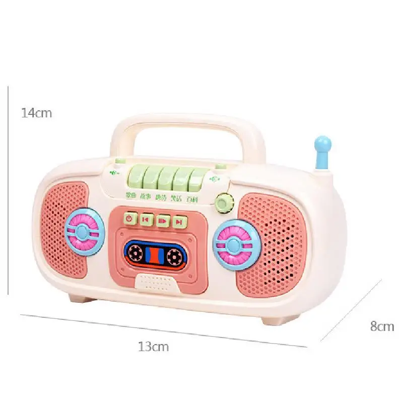 

Early Childhood Education Puzzle Story Machine Toy Fashion Retro Recorder Sound And Light Music Gifts For Children