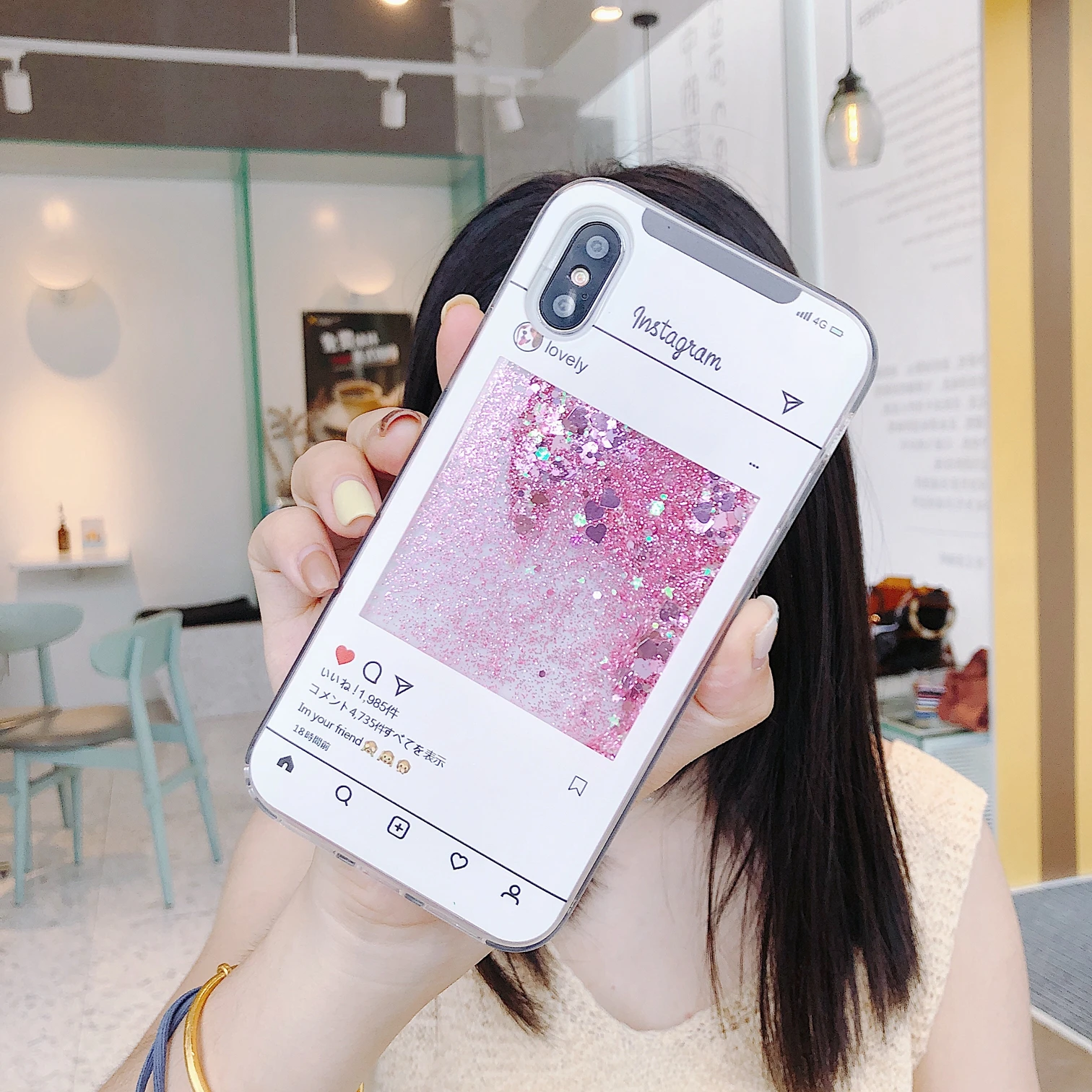 Чехол для iPhone 8, 7, 6, 6s plus, чехол с изображением моряка Луны для девочек, стильный Кристальный зыбучий песок, чехол для iPhone XS Max X XR, жидкий блестящий чехол - Цвет: 14