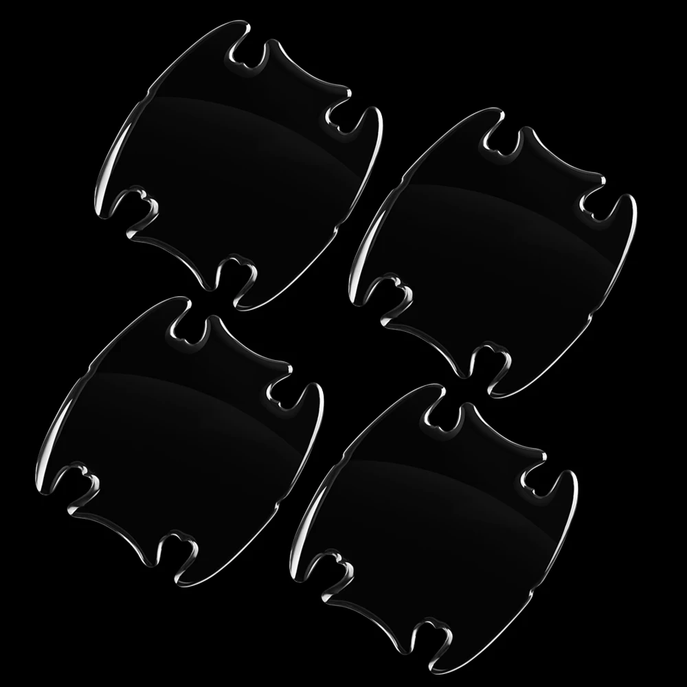 Наклейки на дверные ручки автомобиля защитная пленка наклейка для защиты двери