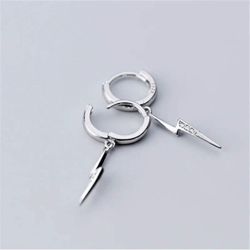 Женские серьги гвоздики WANTME длинные готические из 100% стерлингового серебра 925