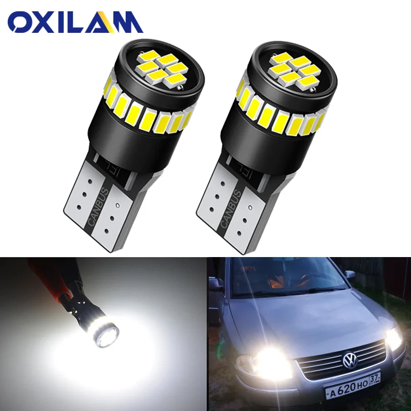 

2x T10 LED W5W Canbus Clearance Parking Light For VW Touran GTI Jetta Polo Carfter Passat B5 B6 B7 B5.5 CC Bora Tiguan Touareg