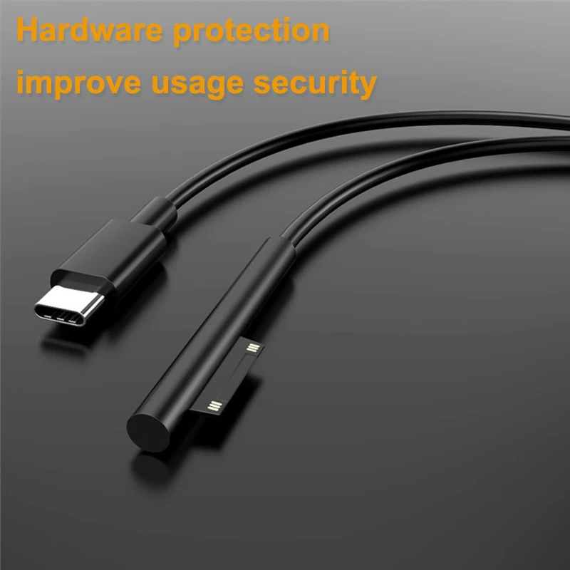 USB TYPE C PD зарядный кабель для Microsoft Surface Pro 7/6/5/4/3 Go Book Tablet совместимый с зарядным