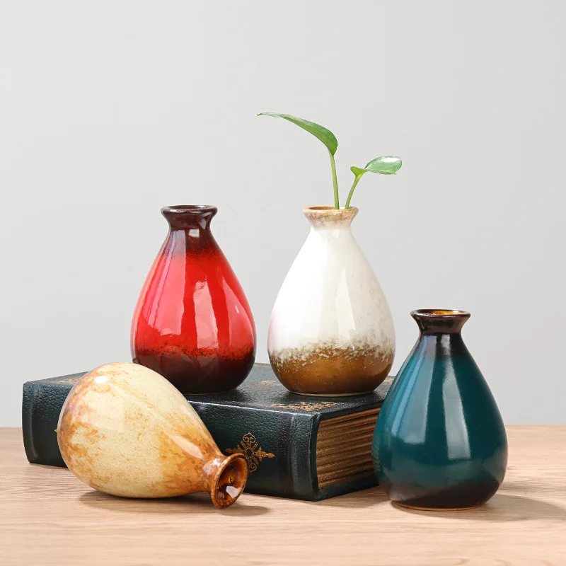 

Ceramic Vases Home Decoration Vases European Wedding Modern Decorations Rattan-like Unbreakable Creative Simplicity