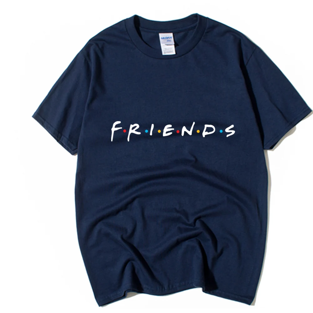 Cotton Man t-shirt Men t shirt Boy tops tees tshirt Friends Don Not Lie Tv Show Print Letters Couple Clothes Summer ZIIART | Мужская