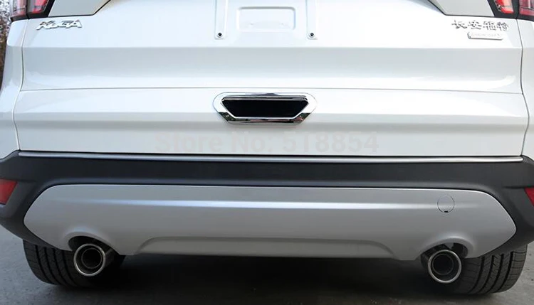 Подходит для 2013 2014 2015 2016 2017 FORD ESCAPE KUGA хромированная Задняя Крышка багажника Ручка