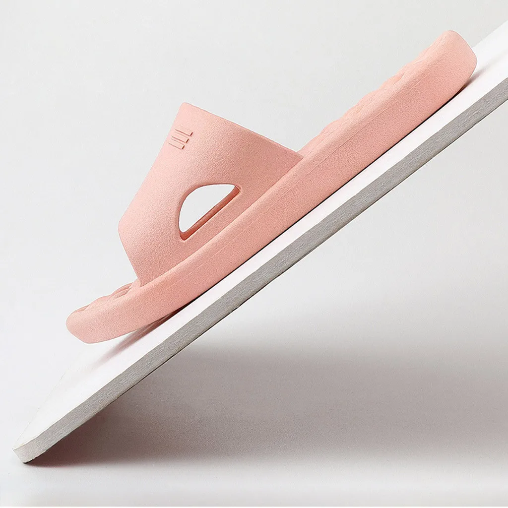 

Unisex Sandals Women Platform Unisex Home Slippers Bathroom Household Bunny Slippers Indoor Couple Slippers #S