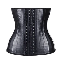 latex waist trainer 25 steel bone women binders and shapers corset modeling strap body shaper colombian girdles slimming belt