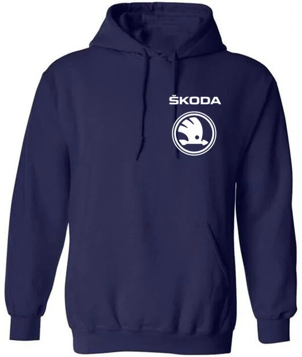 Новая Дизайнерская одежда Skoda худи с автомобильной символикой мужские футболки