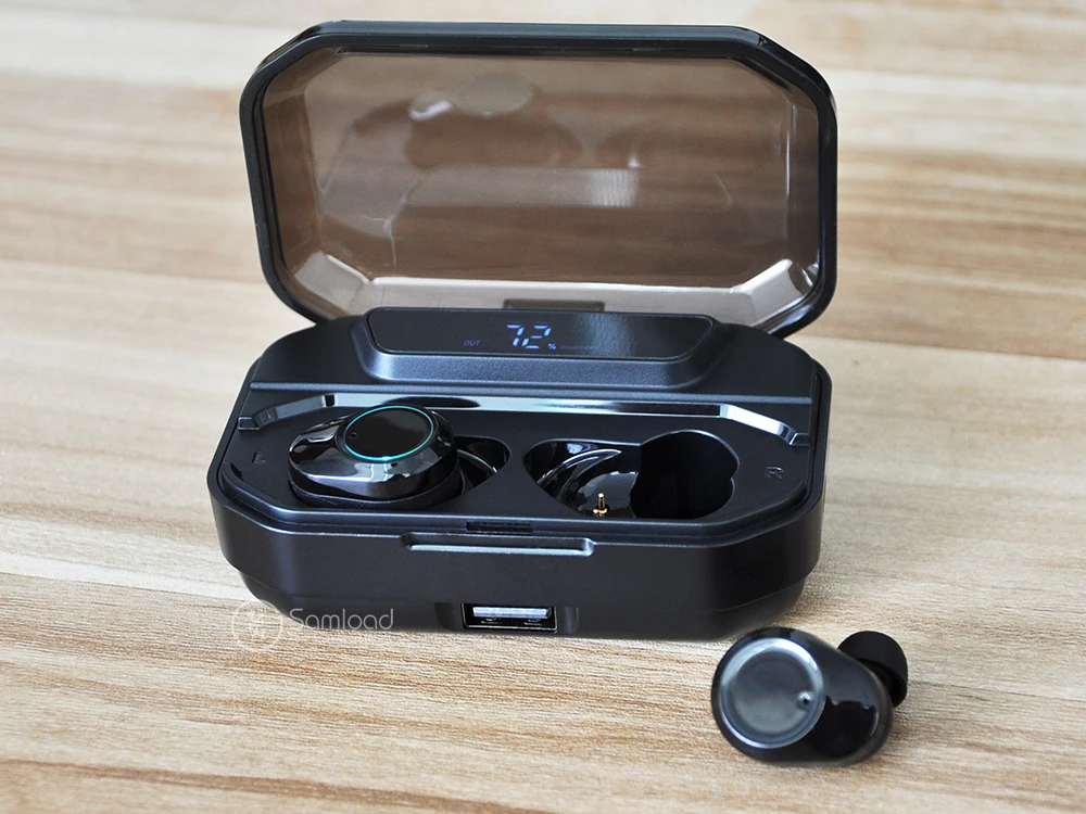 Samload, беспроводные наушники, Bluetooth 5,0, вкладыши, 3D стерео звук, наушники, IPX6 7, с 3000 мАч, зарядная коробка для Xiaomi iPhone X