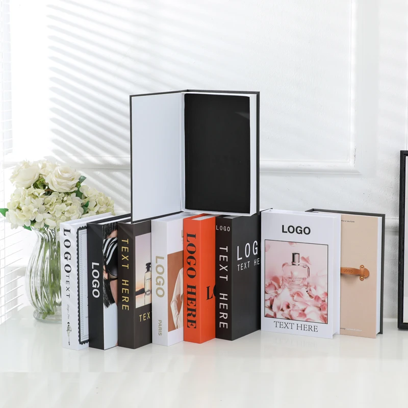 

Modern Simulation Fashion Book Home Decor Club Hotel Model Room Study Soft Fake Book Decoration For Women's Living Room Props