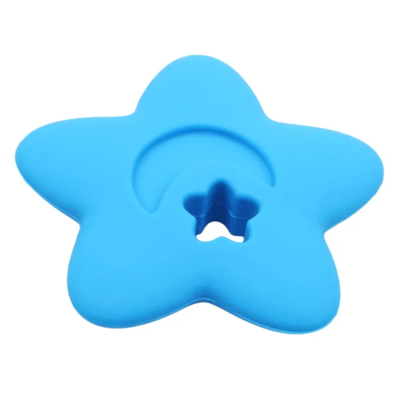 

1PC Cute Hollow Out Star Silicone Beads Baby Teething Loose Beads Teether Food Grade Teether Beads Baby DIY Pacifier Chain