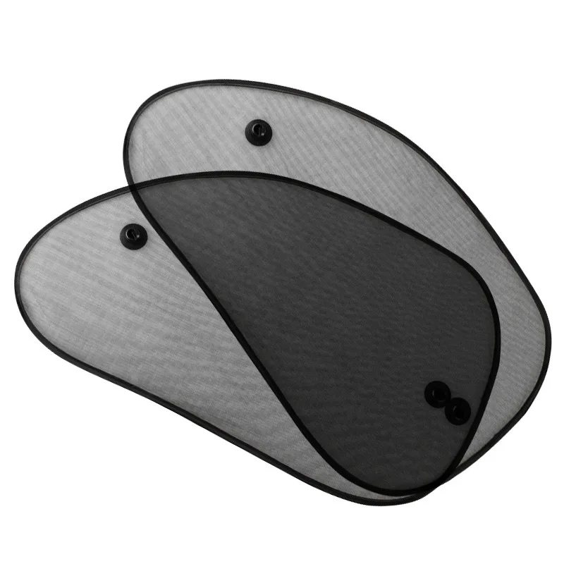 

Onever 2PCS 65x38cm Car Sunshade Protection Visor Chic Mesh Suction Cup Car Side Window Shades Cling Sunshades Sun Shade Cover