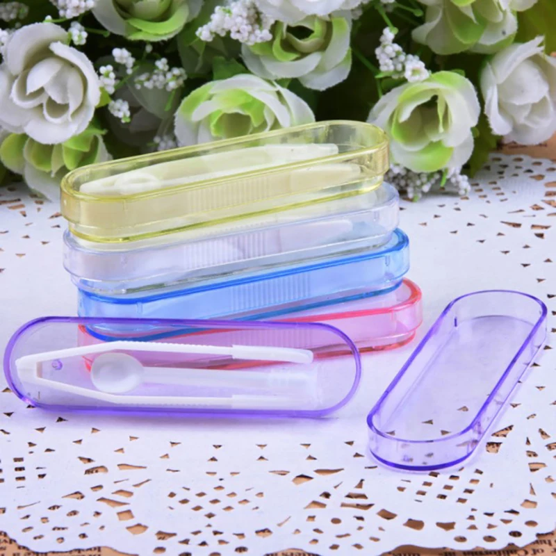 

1 комплект Контактное устройство для вставки линз жидкость для снятия контактных линз пинцет и всасывающая палочка