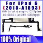 Оригинальная логическая плата A1893 с Wi-Fi для IPad 6 2018 9,7 дюйма, 6-я материнская плата, оригинальная материнская плата с полными ЧИПАМИ IOS MB