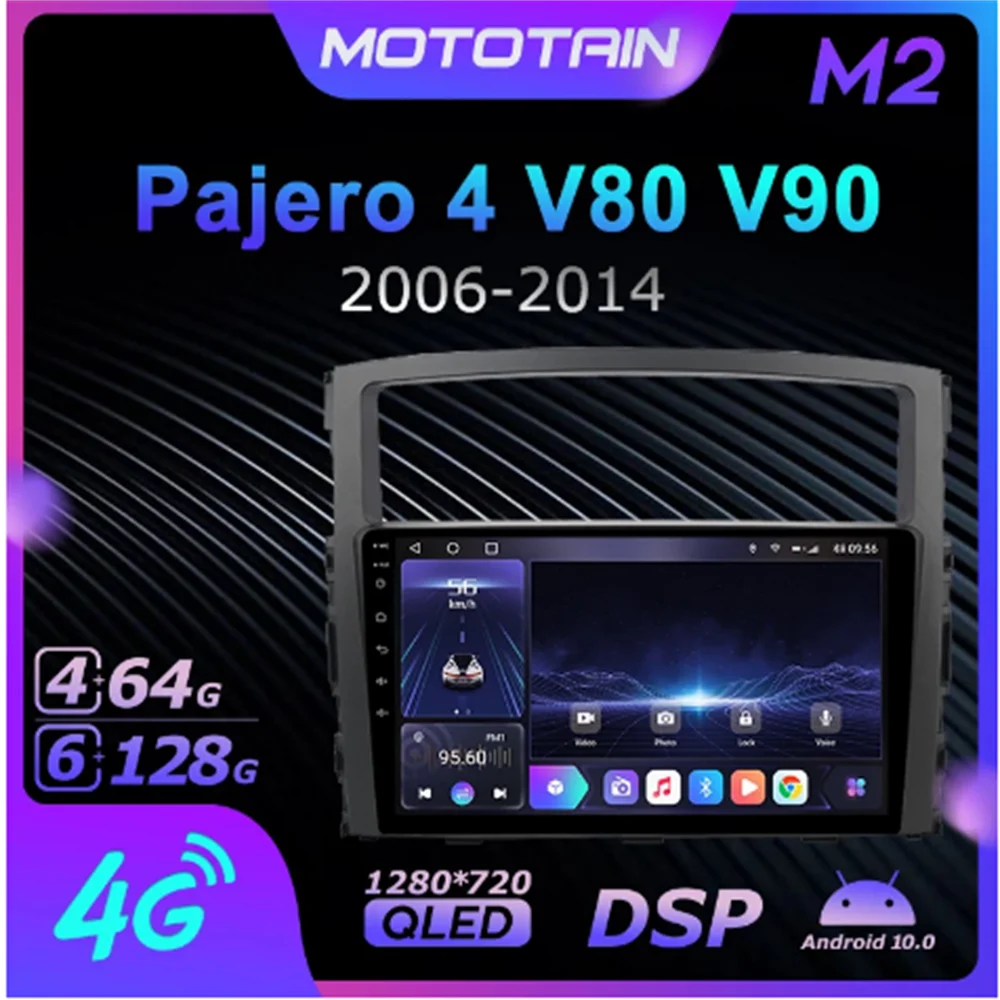 

Автомагнитола K7 Ownice 6G + 128G Android 10,0 для Mitsubishi Pajero 4 V80 2006 - 2014 мультимедиа 4G LTE GPS Navi 360 BT 5,0 Carplay