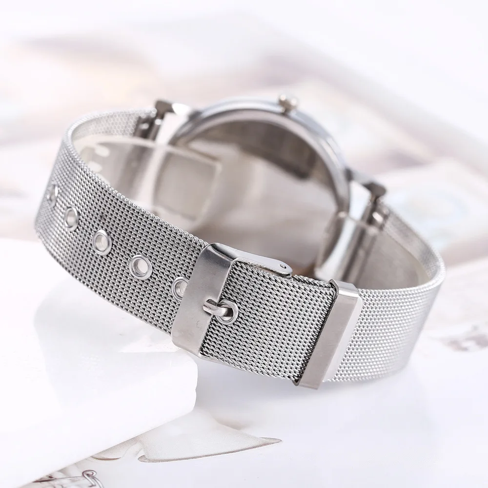 

2021 Women's Mesh Belt ultra-thin Fashion relojes para mujer Women Watch Rose Gold Montre Femme Luxury Wrist Watches reloj mujer