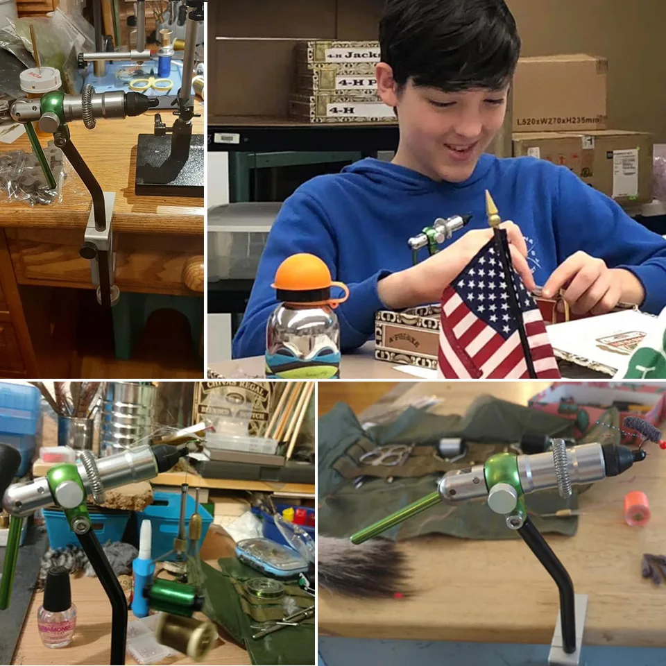 Maximumcatch новые железные вращающиеся тиски для вязания мушек с тяжелым основанием