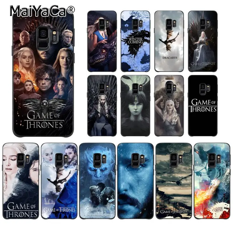 MaiYaCa Game of Thrones Jon Snow dragon TPU Soft Phone Case for Samsung S9 plus S5 S6 S6edge S6plus S7 S7edge S8 S8plus Cover | Мобильные