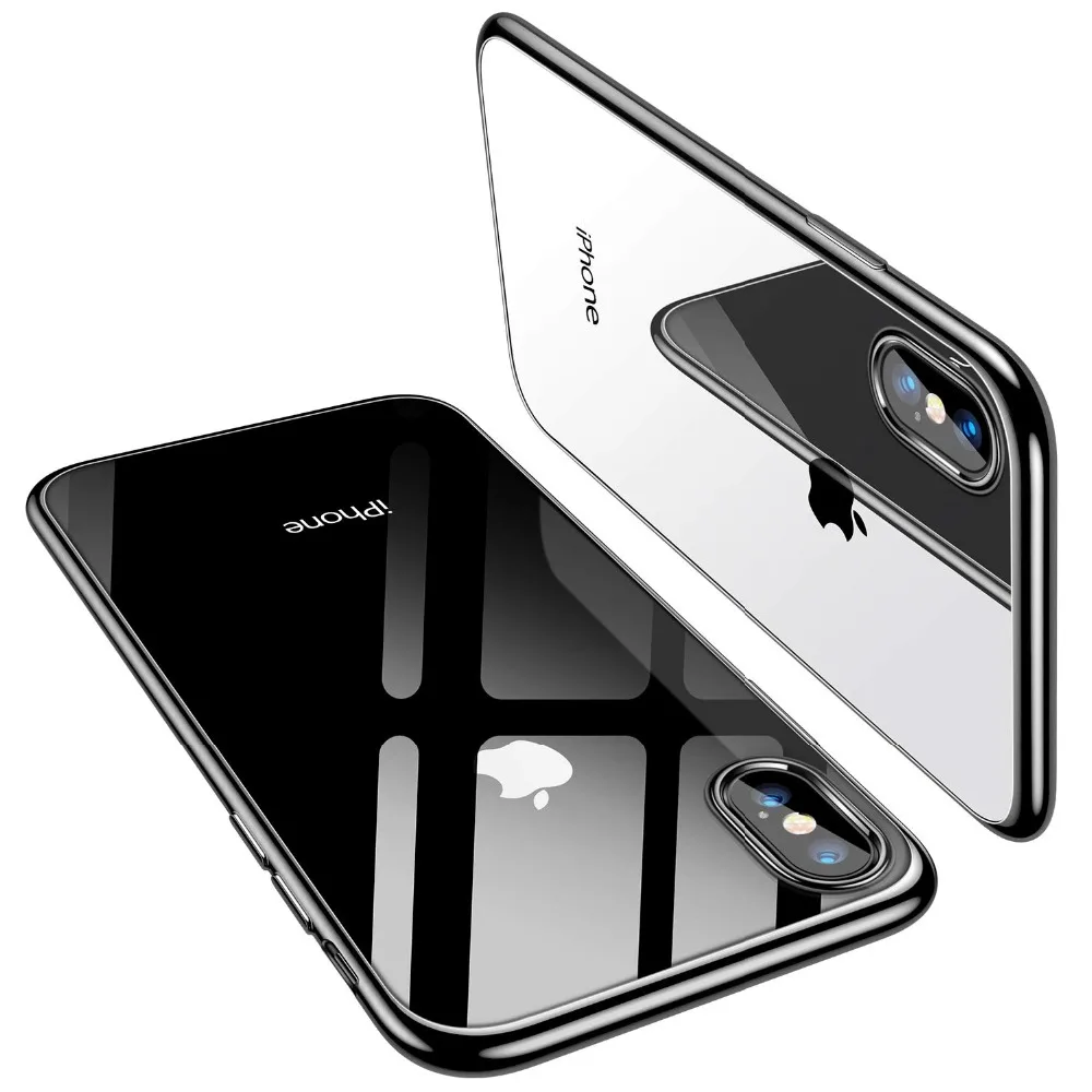 Чехол для iPhone X Xs Max XR 8 Plus, ультра тонкий плотно прилегающий Мягкий Силиконовый ТПУ [Анти-Желтый] чехол для телефона