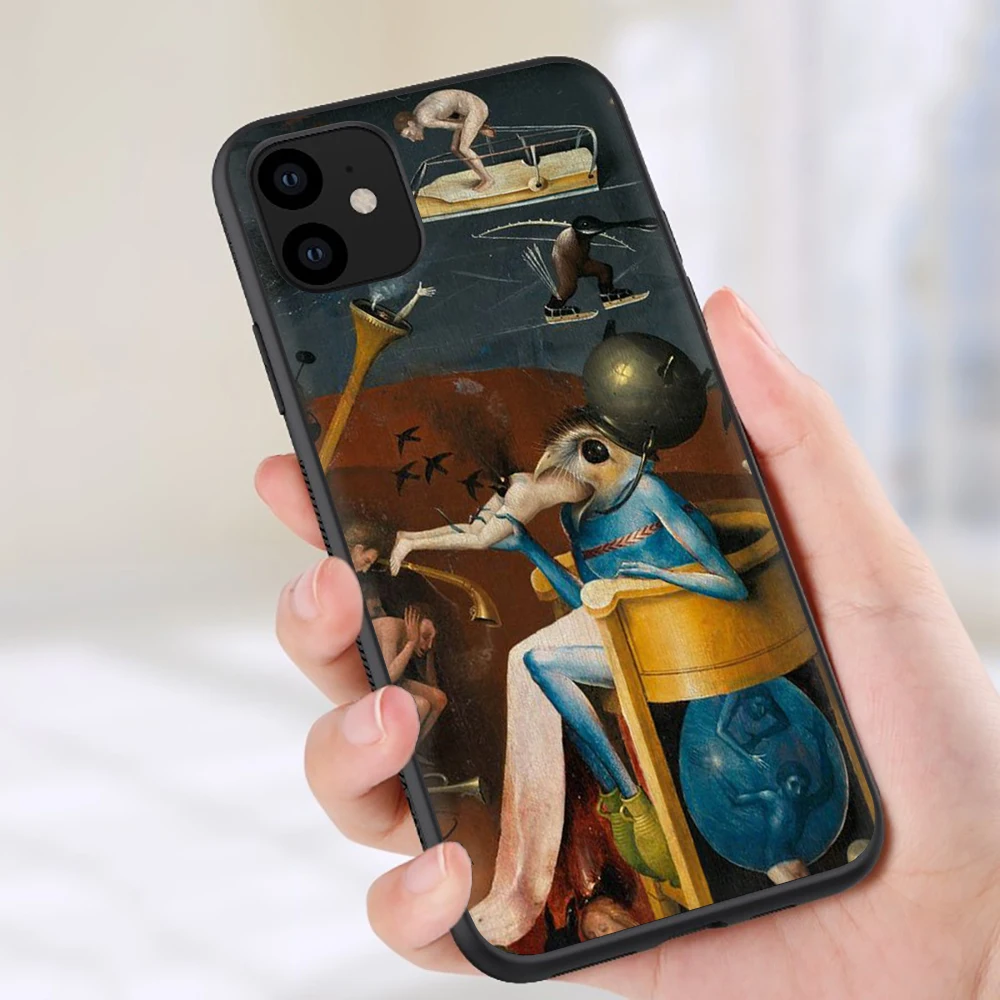 Hieronymus Bosch Мягкий силиконовый чехол для телефона чехол для iPhone 5 5S SE 6 6S 7 8 plus X XR XS 11 Pro Max - Цвет: B11