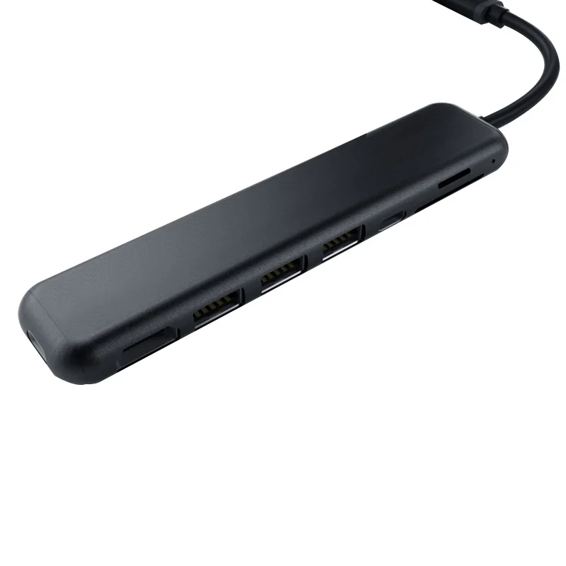 Portable 8 In 1 Type-C Usb 3.0 Aluminum Alloy Hub Adapter With 4K Hd Hdmi Port Pd Fast Charger Sd/Tf Card Reader For Laptop Macb |