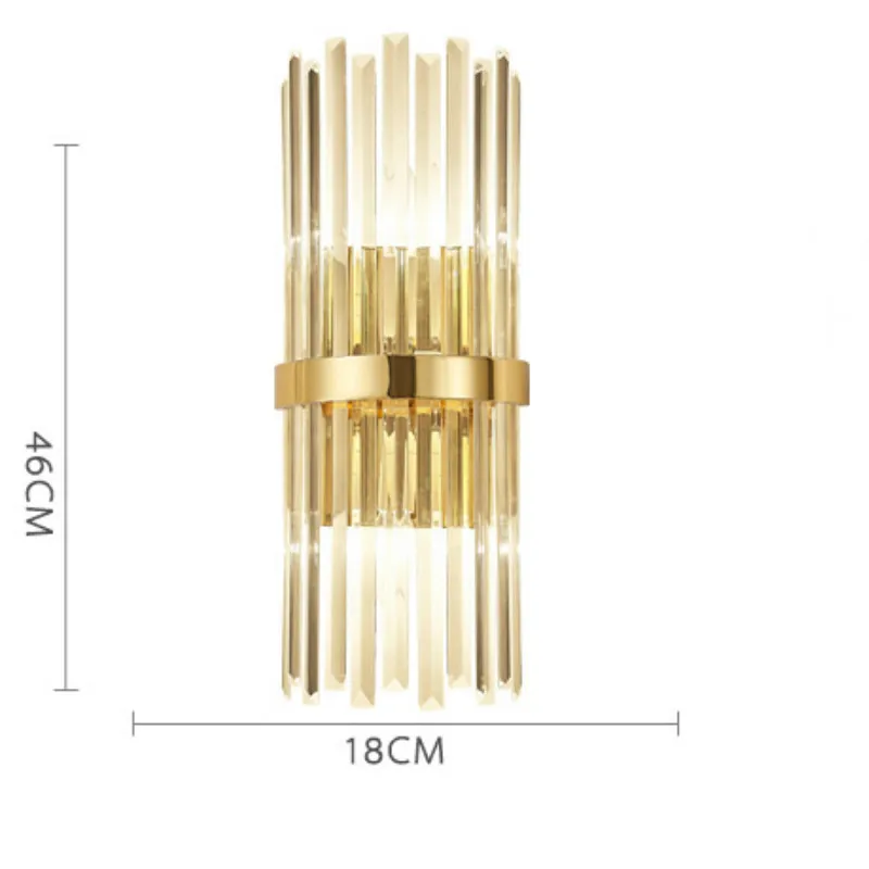Artistc настенный светильник для роскошного отеля Хрустальный Минималистский