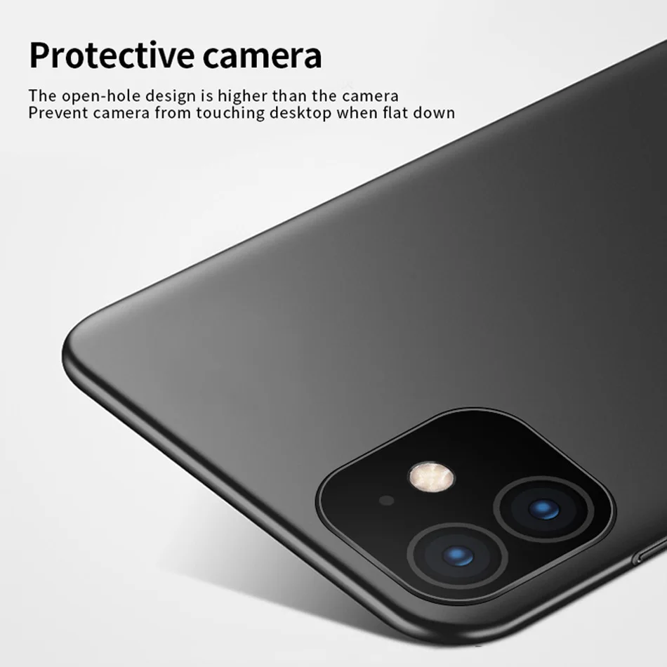 OSEVPORF Ultra Thin Hard PC Case On The For iPhone 12 13 X XR XS Max Full Cover 11 Pro 11Pro Shockproof Slim | Мобильные телефоны и