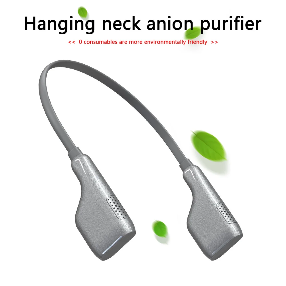 

JH01 Wearable Neck Air Purifier Personal Negative Ion Air Freshener Cleaner