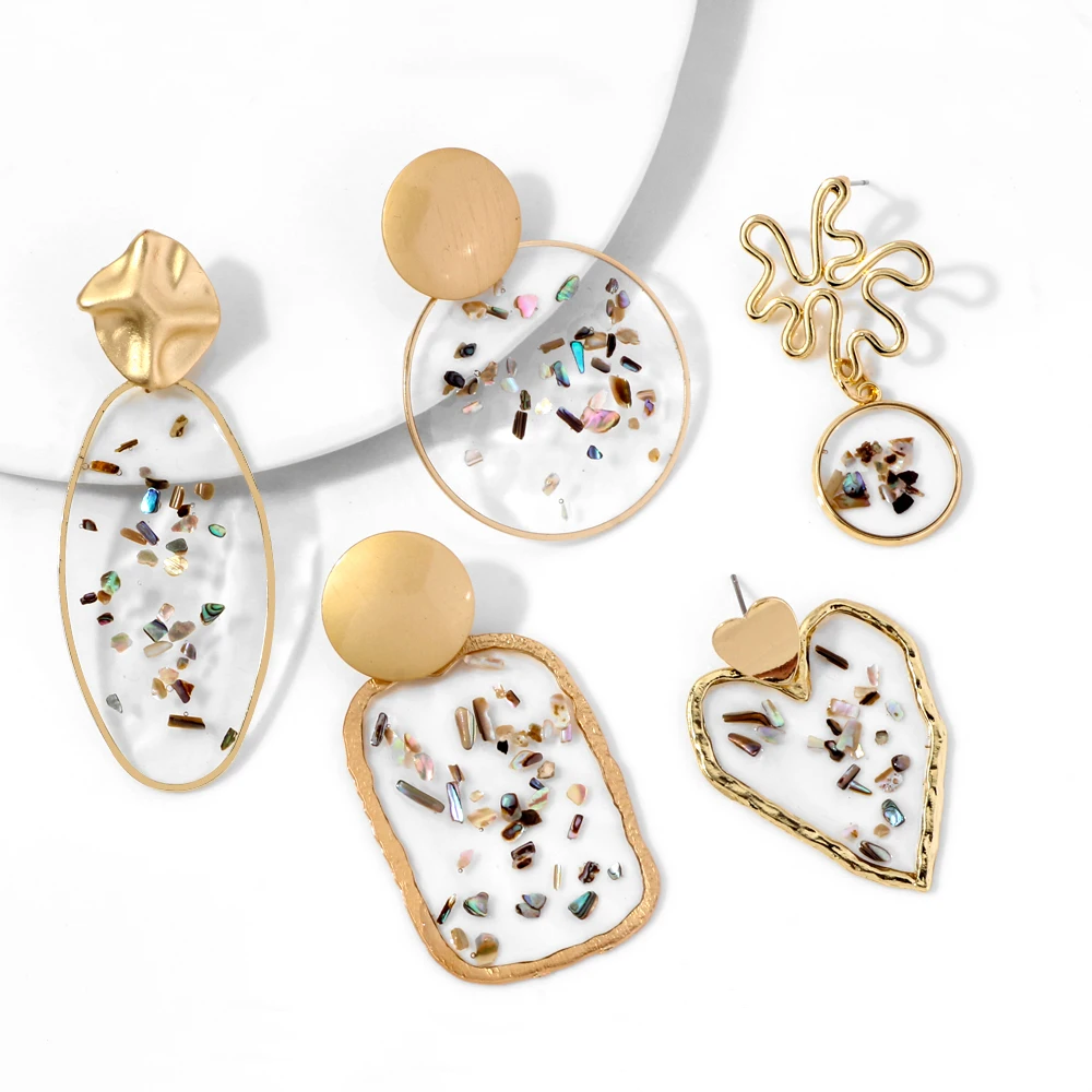 CARSINEL брендовые винтажные большие геометрические Висячие серьги для женщин