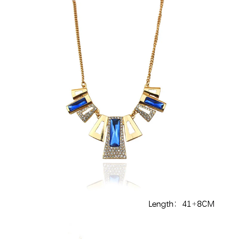 

Fashion Gold Shiny Rhinestone Choker Crystal Gem Luxury Chokers Necklace Women Bridal Wedding Statement Crystal Necklace Jewelry