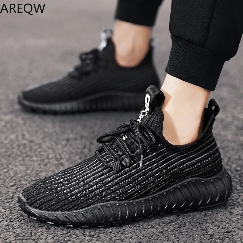 Мужские кроссовки на шнуровке легкие дышащие для тенниса Повседневная