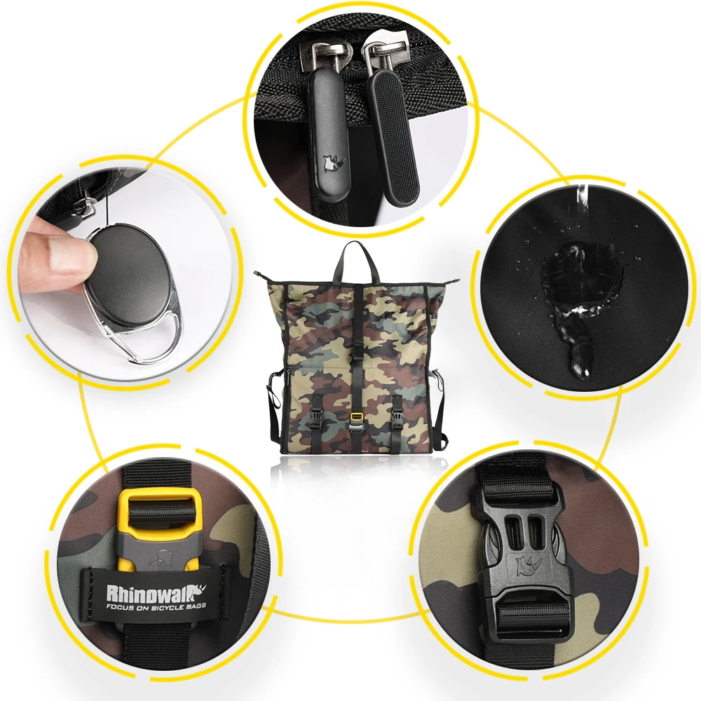 Многофункциональная сумка мессенджер Rhinowalk 25L для верховой езды работы