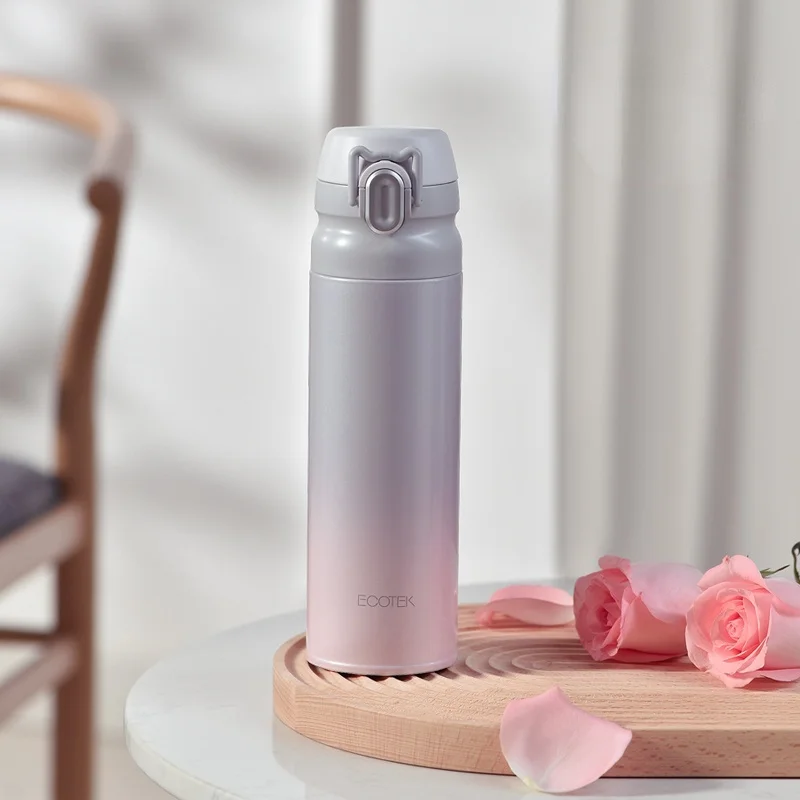 

Stainless Steel Vacuum Thermos Cup Creative Straight Outdoor Travel Thermos Large Capacity Garrafa Termica Tea Cup BD50VF