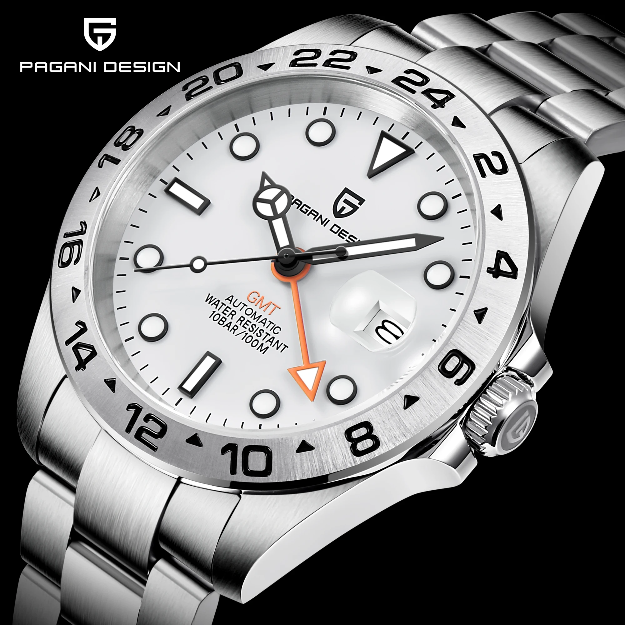 

2021 PAGANI Design New Simple Men' Mechanical Watches Top Brand Sapphire Stainless Steel Waterproof Automatic Watch Reloj Hombre