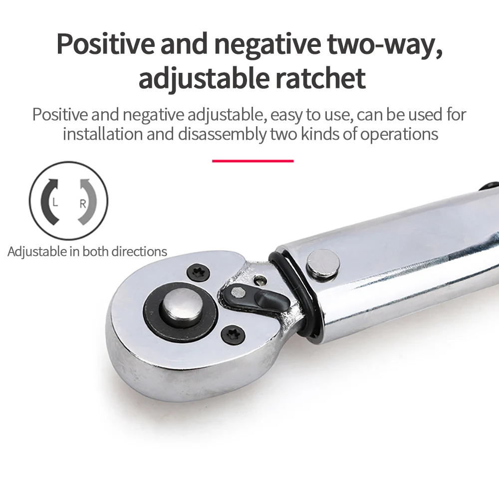 

11pcs Torque Wrench 1/4 Inch 5-25N Socket Set for Bicycles And MotorcyclesTorque Repair Tool Dynamo-Metric Torque Spanner