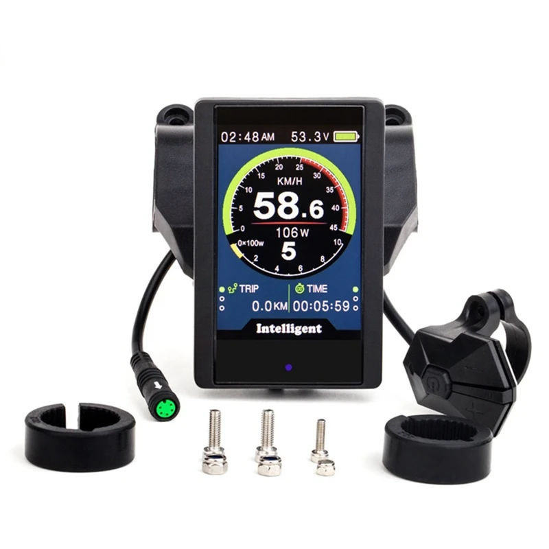 

ЖК-дисплей для двигателя Mid Drive 850C, панель управления измерителем для BAFANG BBS01/BBS02/BBSHD, электродвигатель Mid Drive