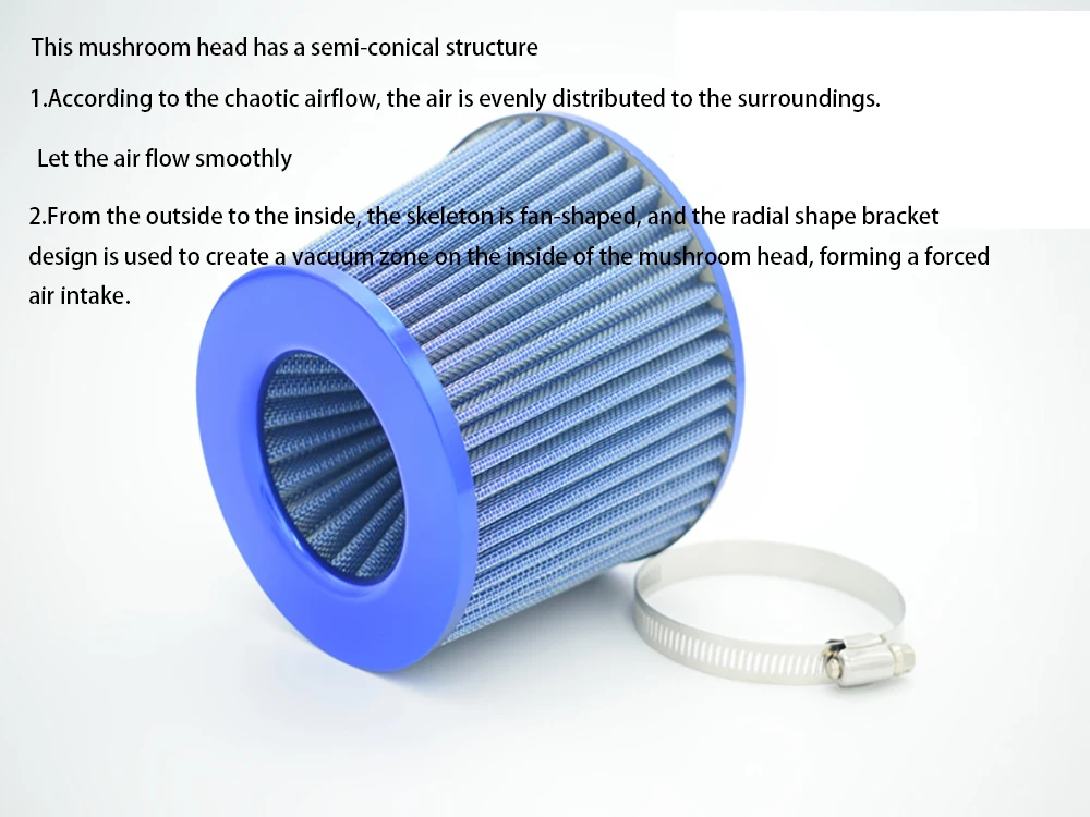 Универсальный воздушный фильтр Spceddy MCX автомобильный высококачественный синий