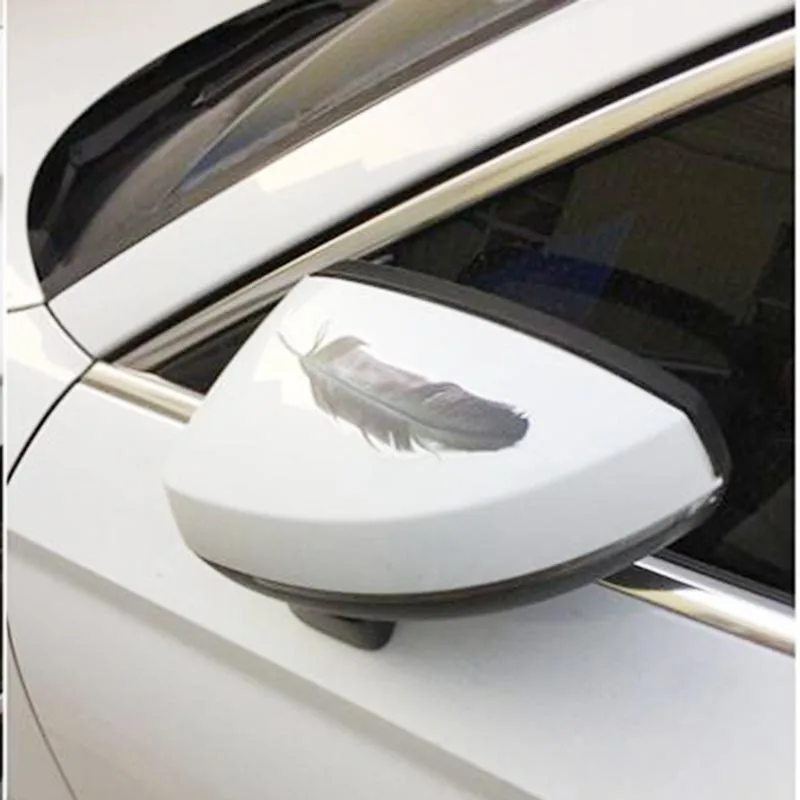 4 шт. прозрачные пластиковые перья для защиты от солнца|Наклейки на автомобиль| |