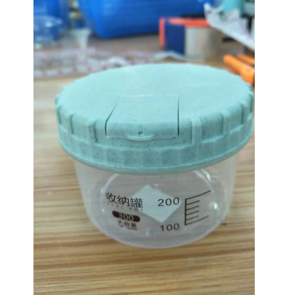 green 300ml Кухня сушеная еда крупа мука макаронные изделия контейнер для таблеток контейнер для риса герметичная коробка - Цвет: green 300ml
