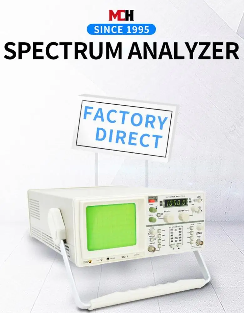 

CATV MATV Troubleshooting SM-5005 Spectrum Analyzer With CE RoHS Certified 500MHz Testing Range