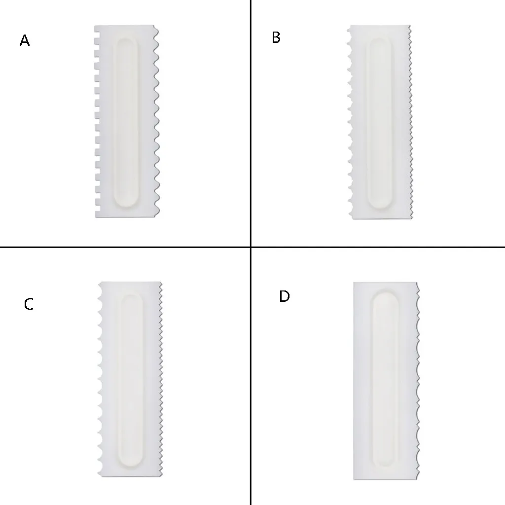 

Multifunctional Cake Cream Scraper Plastic Scraper Fondant Cake Decoration Baking Accessories Cake Decorating Moule Gateau #751