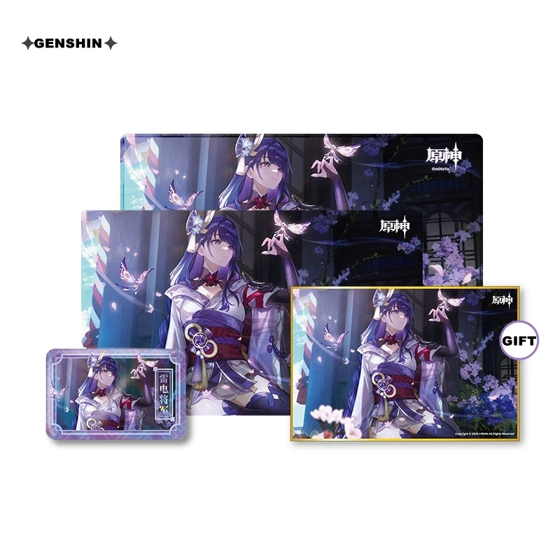 

Game Genshin Impact Firefly Exhibition Theme Cosplay Accessories Beelzebul Metal Badge Rubber Mouse Pad Keyboard Mat PCV Poster