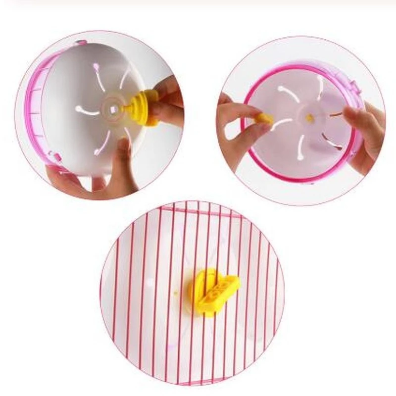 

Guinea Pig Hamster Wheel Running Sports Round Wheel Hamster Cage Accessories Gerbil Exercise Wheel for Animal Pet Toy WF